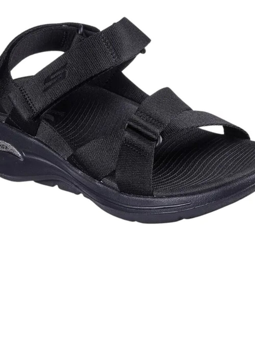 Skechers - Go Walk Arch Fit Sandals - Treasured Sz 8 Black